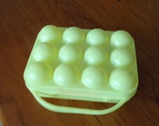 Boite A oeufs Plastique jaune