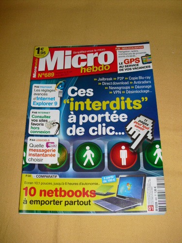 Micro hebdo 689 juillet - micro, n°689