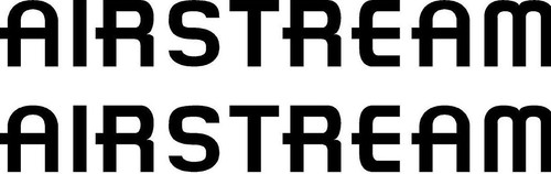 Airstream black decal - decal, sticker