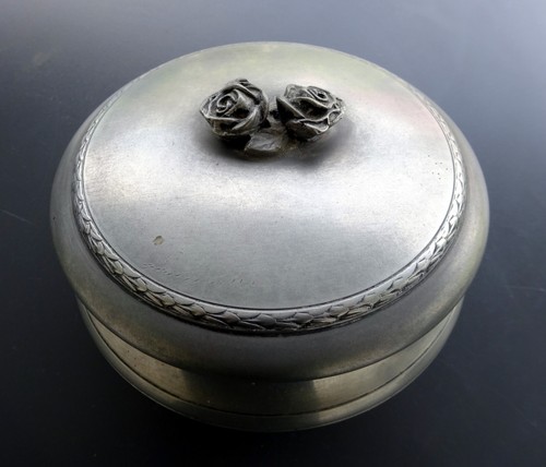 Bonbonnière étain pot - bonbonnière, en