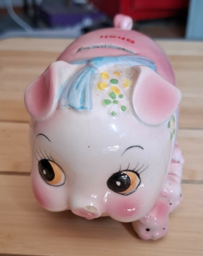 Ancienne tirelire cochon - ,