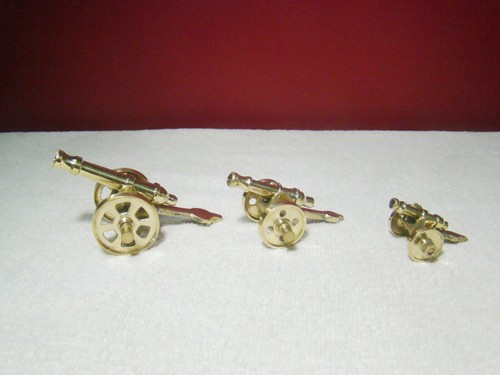 Lot canons en laiton - lot, 3