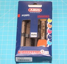 serrure à cylindre débrayable de porte avec 5 clés ABUS P12RPS 35/55mm neuf