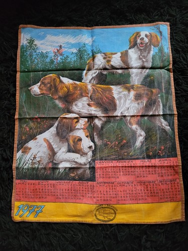 Torchon 1977 tissu - tissu, vintage