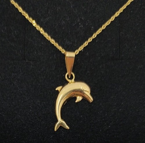 Pendentif chaîne 18 - chaîne, or