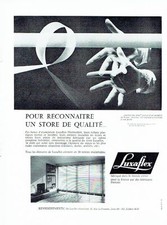 Publicité Advertising 087  1960  les stores en aluminium  Luxaflex-Thermofort
