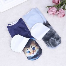  2 Pairs Chaussette Chat