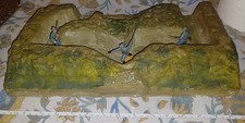 JOUET DIORAMA DECOR TRANCHEE POUR SOLDAT QUIRALU STARLUX JRD MILITAIRE GUERRE 