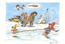 DERIB ex libris  signé BD