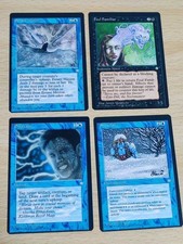 Ice Age MTG Card Foul Minion Enevate Snowfall Summar Error Used