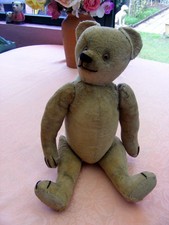 Harold ours Ancien Français très Agé remplis de paille hauteur 47 cm