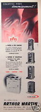 PUBLICITÉ 1954 ARTHUR MARTIN