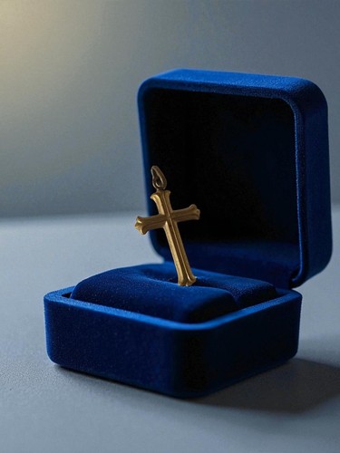 Pendentif croix catholique