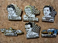 pin auto car RACING 24h 24 h le du mans pilot wollek bell rondeau Luigi Chinetti