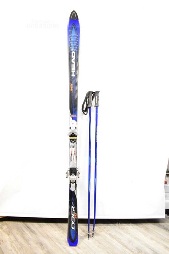 Ski head cyber - ski, bleu