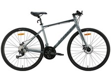 Vélo De Trekking Citybike 28" Aluminium Freins À Disque Gris (Mat) Taille 48 Cm