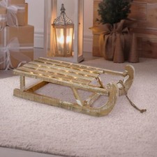 Traîneau en bois avec LEDs