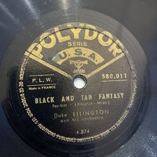78 RPM DUKE ELLINGTON - Black and tan fantasy - The mooche - POLYDOR 580011