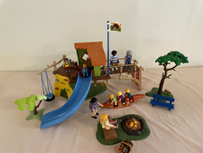 (85) cabane dans les arbres et toboggan 71001 Playmobil