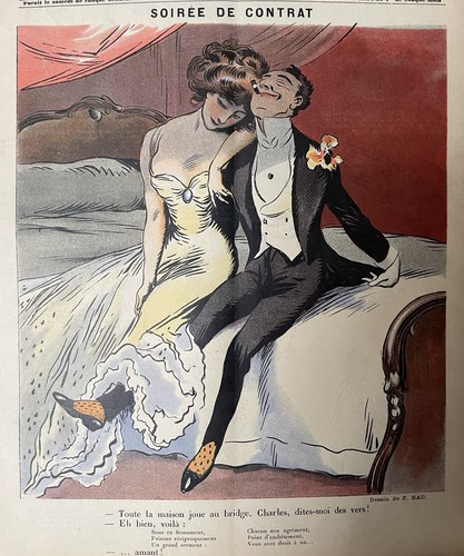 Élégante/Paris/1900/Gravure/