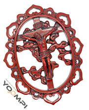 rare Ancien objet ART crucifix