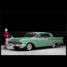 Photo A.004572 FORD FAIRLANE 500 TOWN VICTORIA 1959