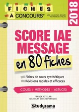 Score IAE message 80 fiches 
