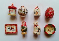 Fèves Emaux de Longwy série Pétrouchka complète 2004