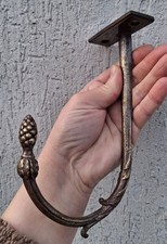 Ancienne embrasse / attache rideaux / patère crochet PORTE MANTEAUX ?? en bronze