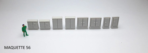 Lot armoires - de,