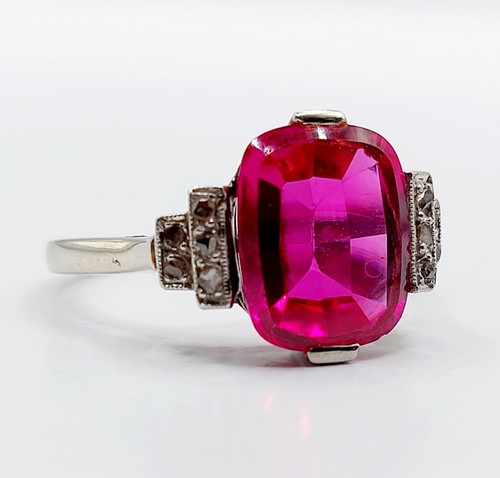 Bague art deco - , blanc