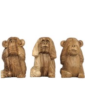 Les 3 singes de la sagesse XL