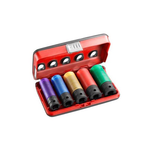 Coffret douilles à - coffret, 5