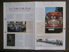 FICHE Automobile / TUK - TUK THAÏ