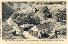 CPA 39 JURA BAUME LES MESSIEURS Café Restaurant (12179)