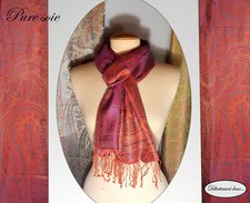 Belle Écharpe 100% SOIE très