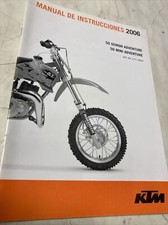 KTM 50 senior adventure mini 2006 Manuel utilisateur propriétaire notice