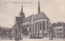CPA 67 STRASBOURG Eglise ST PIERRE-LE-VIEUX Apotheke - Pharmacie  Colonne Morice