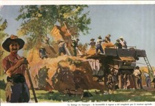Publicité ancienne machines agricoles le battage en Gascogne 1941 issue magazine