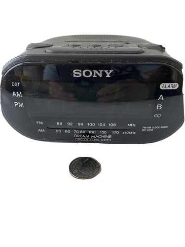 Sony dual alarm black - /, clock