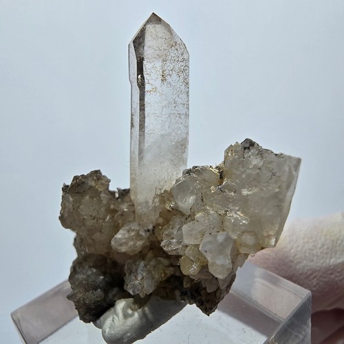 Sceptre quartz fumé - quartz,