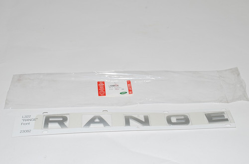 Range rover l322 plaque - range,