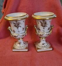 Paires Vases Médicis En  Porcelaine Sèvres Louis XVII 