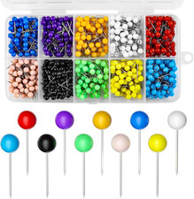 800 Colored Map Pins – 10