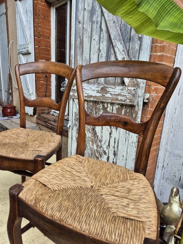 Chaises voltaire bois - chaises,