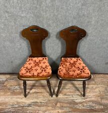 Paire de Chaises Lorraine en chêne massif