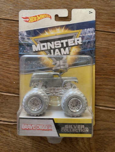 Hot wheels monster jam silver - wheels,