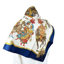 Foulard vintage en soie Hermes