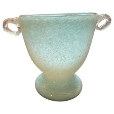 Vase En Verre Murano Turquoise