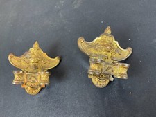 SUPPORT APPLIQUE CHANDELIERS BOUGEOIRS DE PIANO EN BRONZE tête de lion